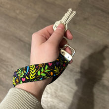 Load image into Gallery viewer, Neon Leaf KeyFob Wristlet
