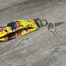 Load image into Gallery viewer, Halloween splatter KeyFob Wristlet
