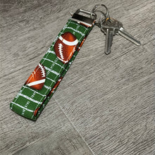 Load image into Gallery viewer, Football KeyFob Wristlet
