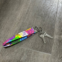 Load image into Gallery viewer, Sugar Skull KeyFob Wristlet
