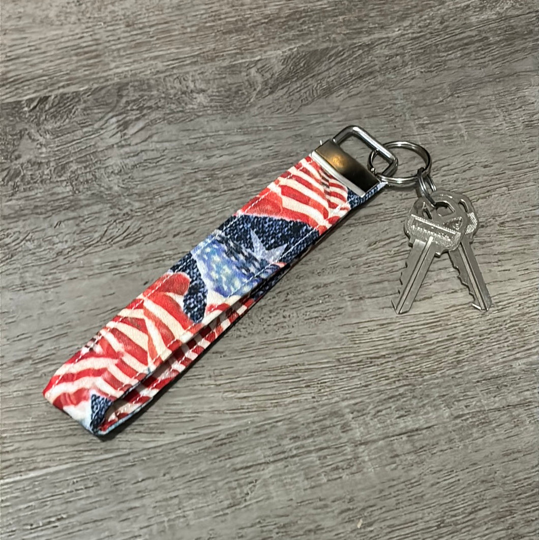 Flag KeyFob Wristlet