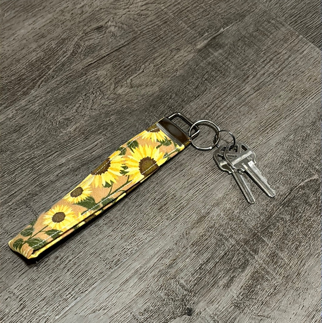 Sunflower KeyFob Wristlet