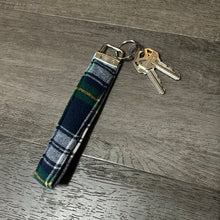 Load image into Gallery viewer, Plaid KeyFob Wristlet
