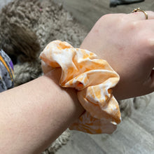 Load image into Gallery viewer, Orange Tie-dye Scrunchie
