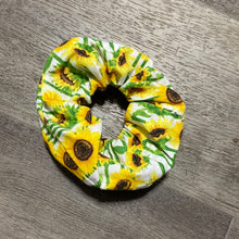 Load image into Gallery viewer, Sunflower scrunchie
