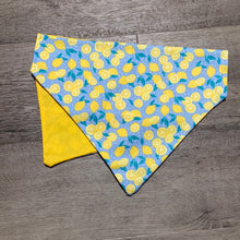 Load image into Gallery viewer, Lemon dog bandana
