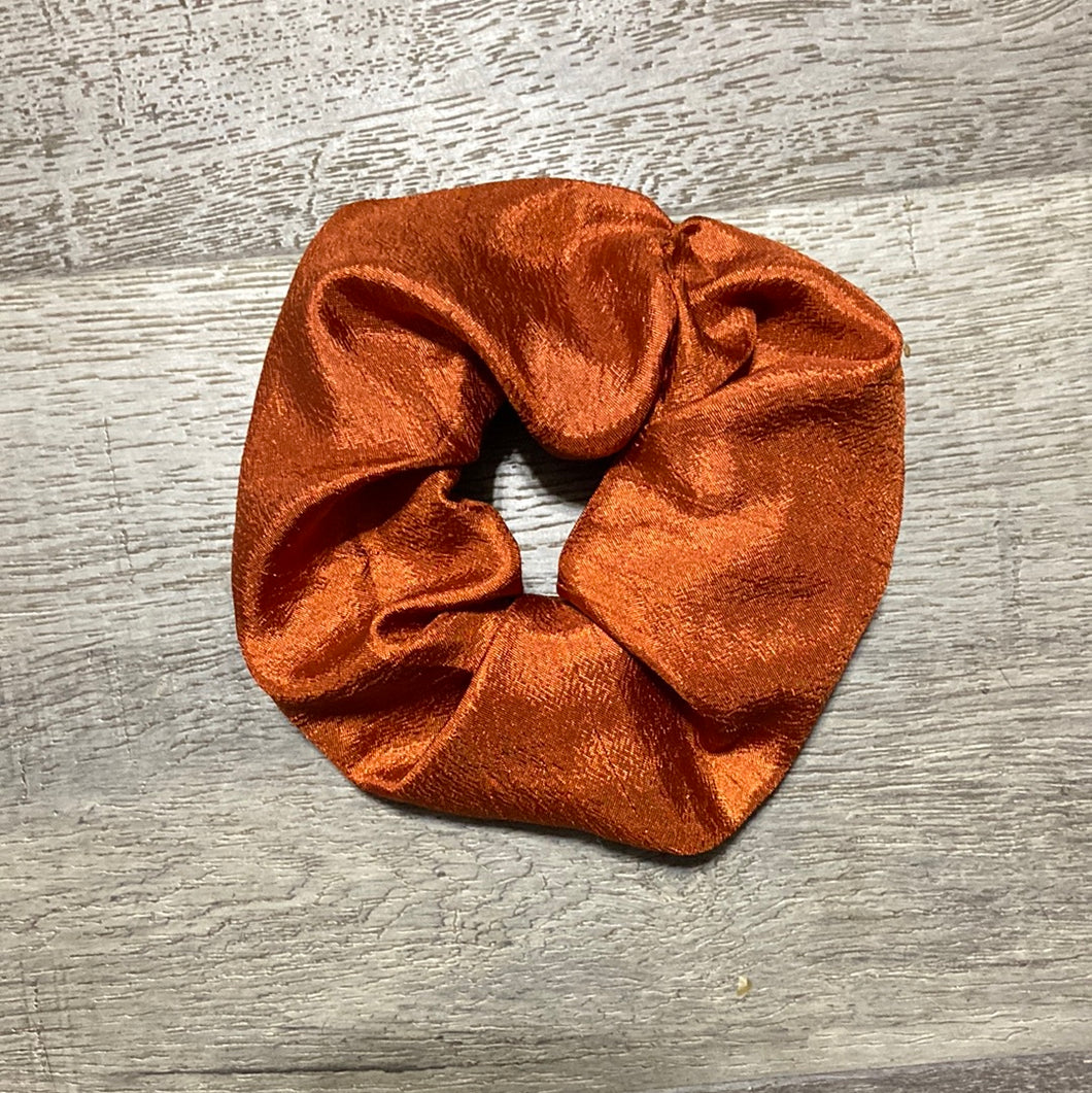 Fall orange scrunchie