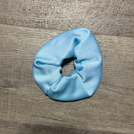 Baby blue scrunchie