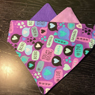 Purple Dog Bandana