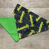 Goosebumps dog bandana