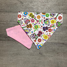 Load image into Gallery viewer, Sugar skull dog bandana
