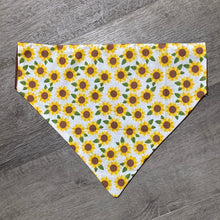 Load image into Gallery viewer, Sunflower dog bandana
