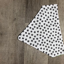 Load image into Gallery viewer, Dog paw dog bandana
