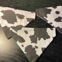 Load image into Gallery viewer, Cow dog bandana
