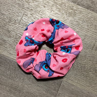 Stitch heart scrunchie